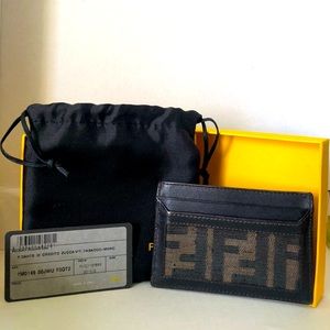 Fendi wallet card holder